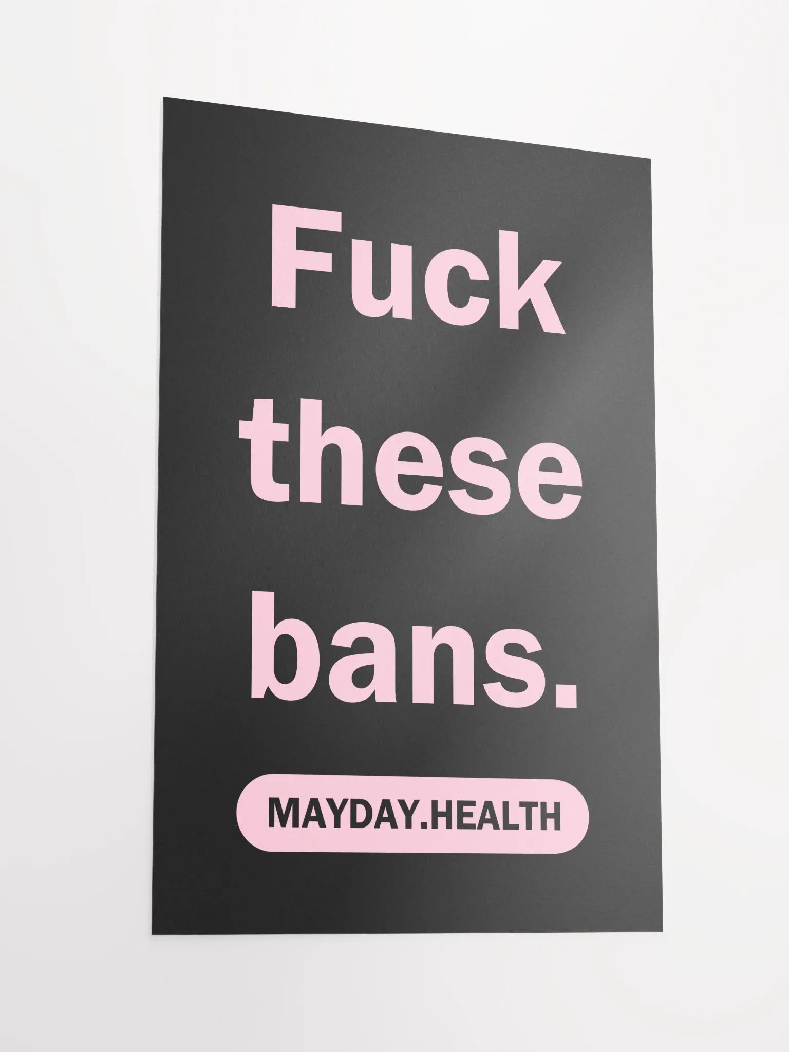Fuck these bans poster product image (2)