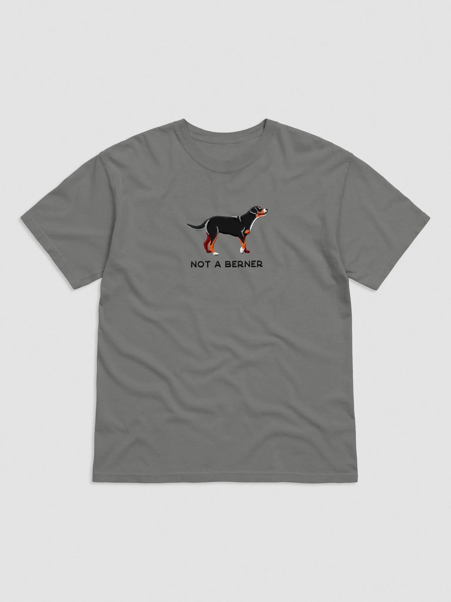 Not a Berner T-Shirt(Embroidered) of a Greater Swiss Mountain Dog product image (4)