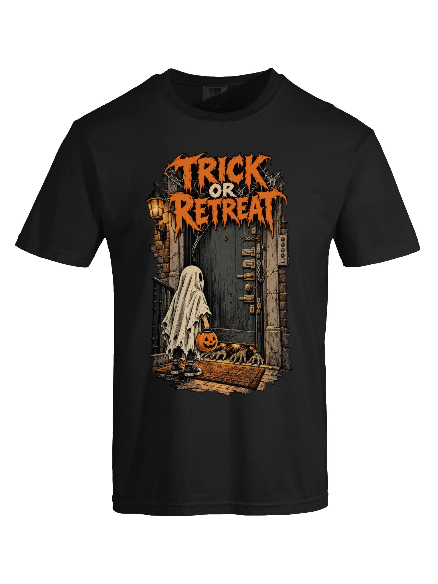 Trick or Retreat — Spooky Halloween Ghost T-Shirt product image (9)