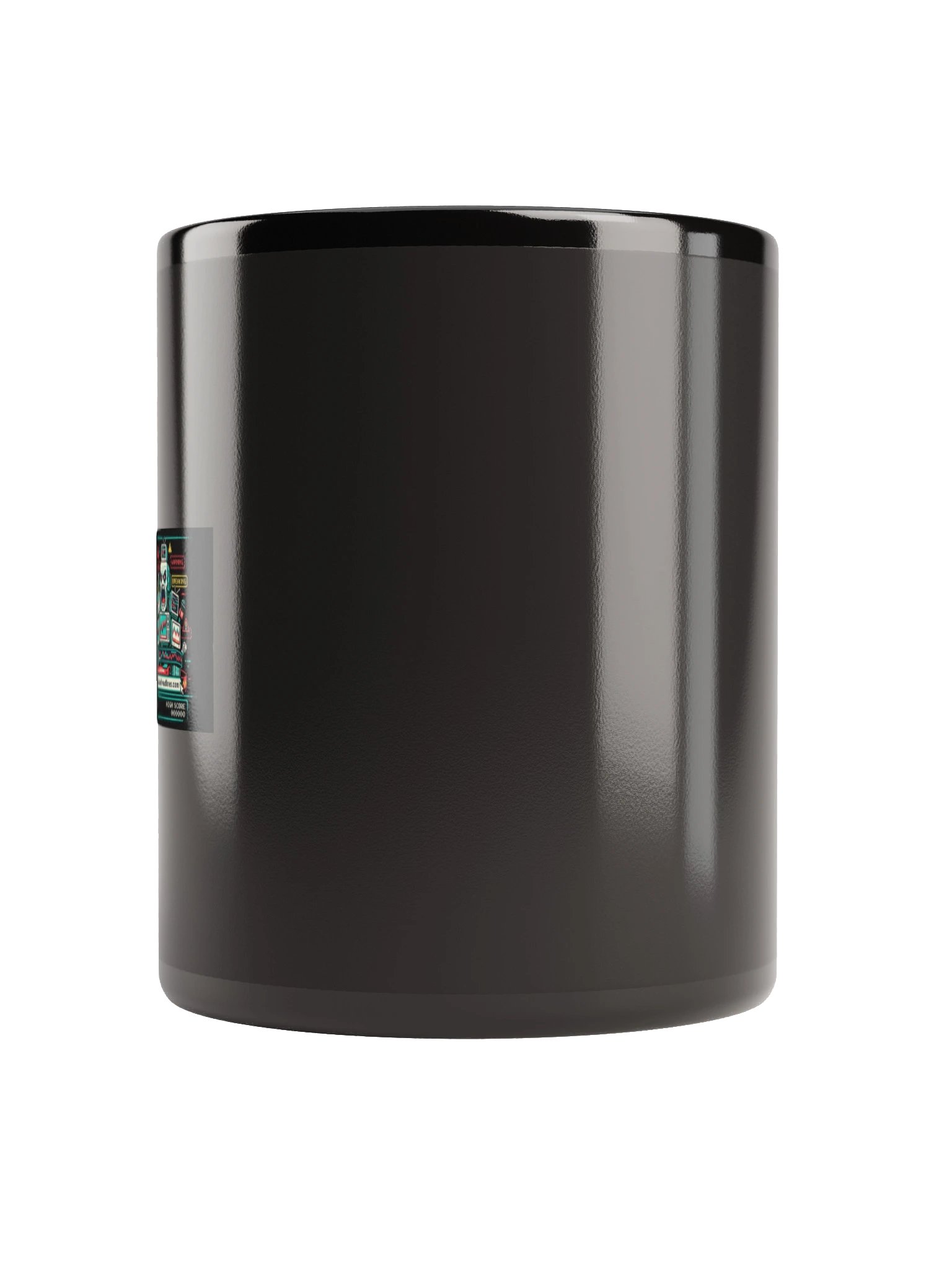 I Survived Cable News (Arcade) Black Mug product image (8)