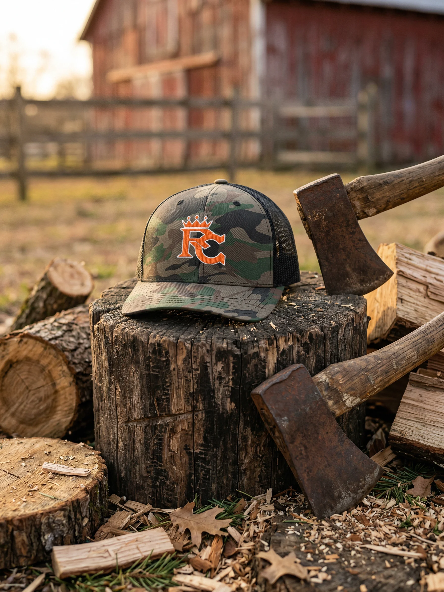 Regal Crown - RC Logo Camo Trucker Hat product image (8)