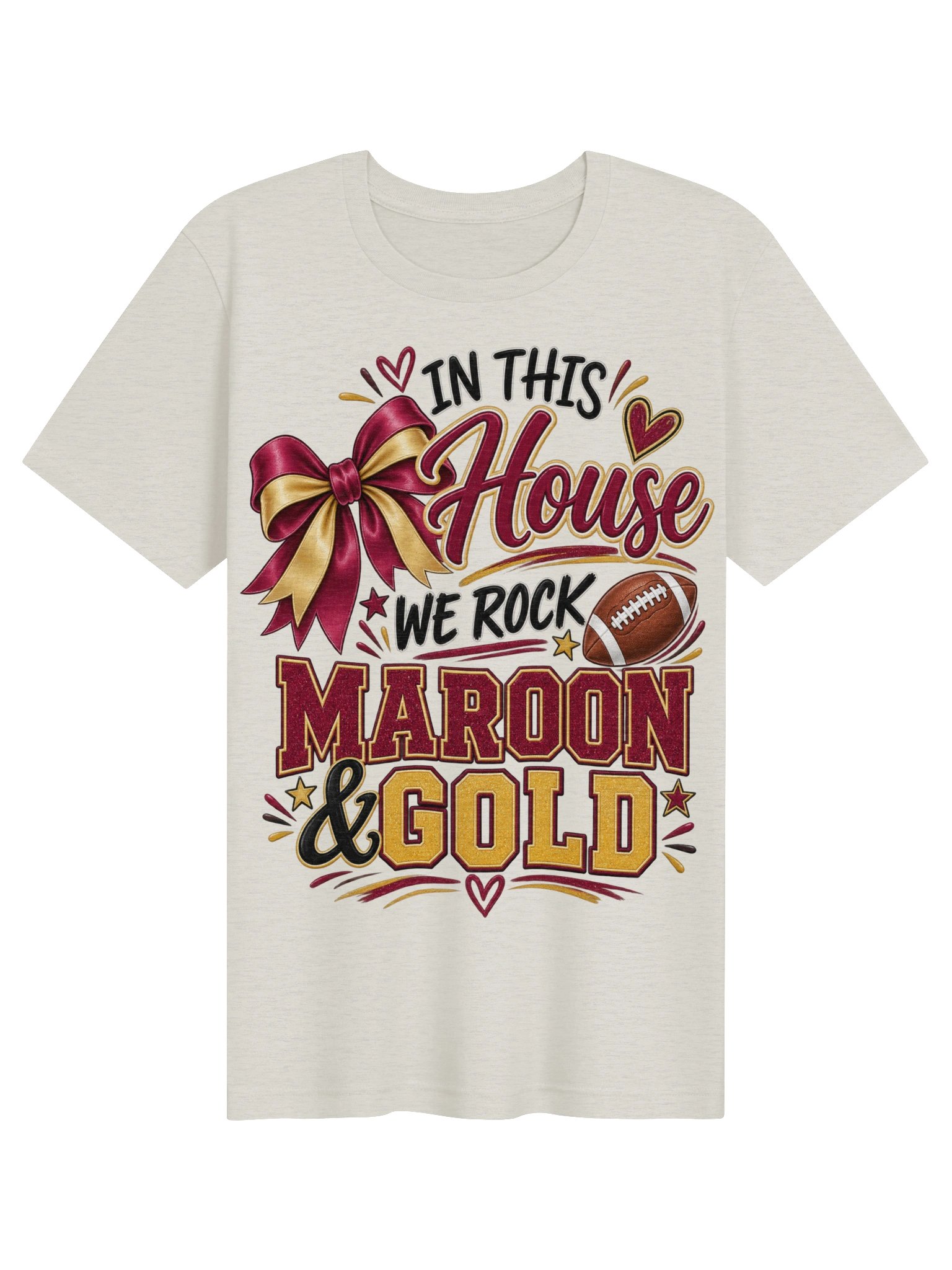Rock Maroon & Gold Tee product image (21)