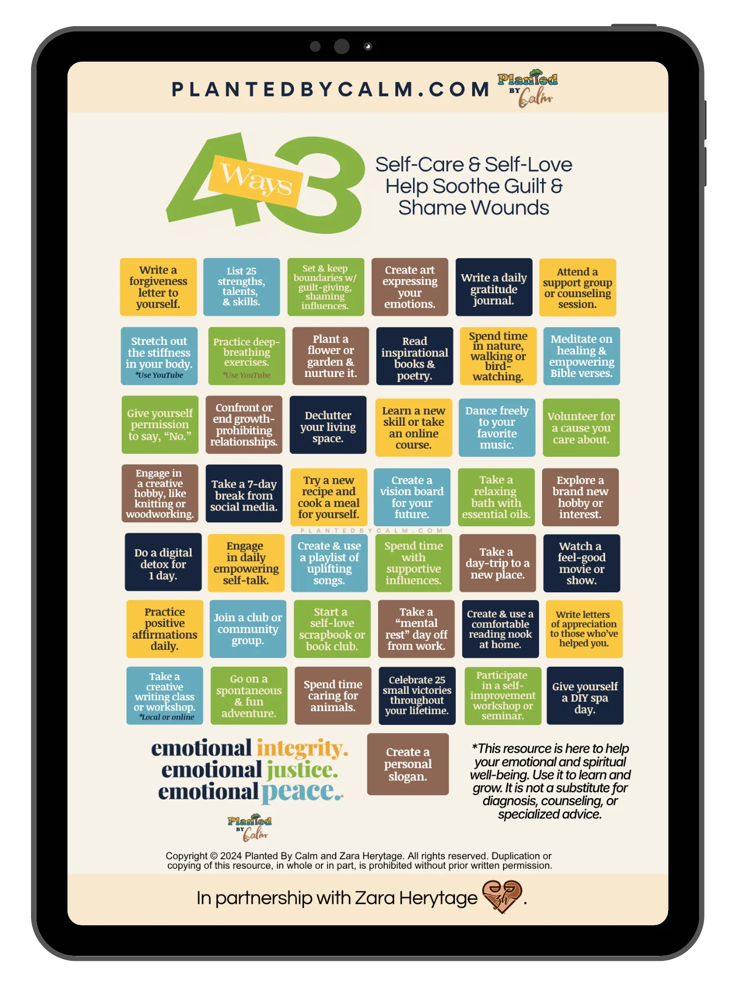 43 Ways to Soothe Guilt and Shame Wounds (PDF) product image (2)