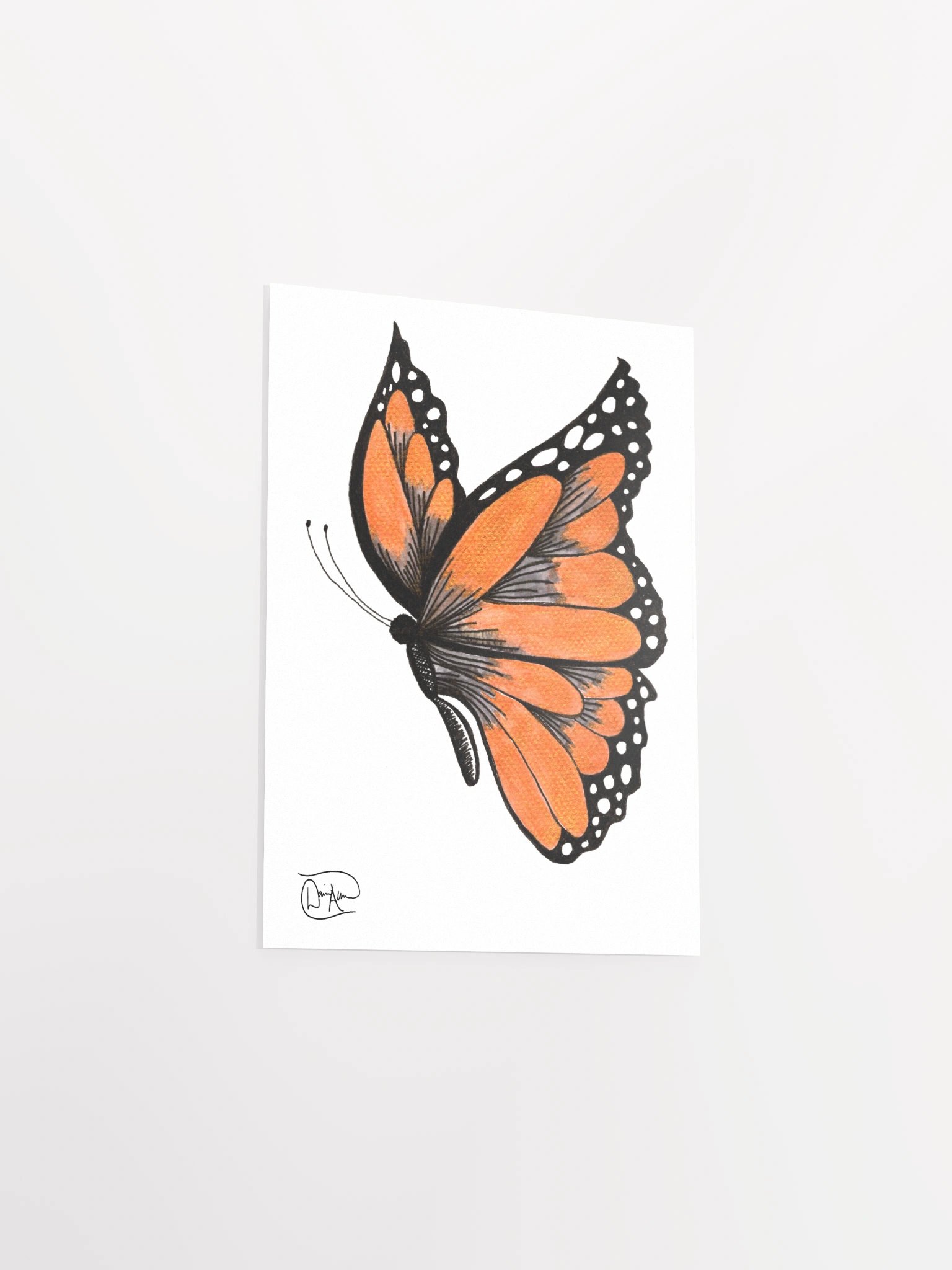 Butterfly Watercolour Print product image (3)
