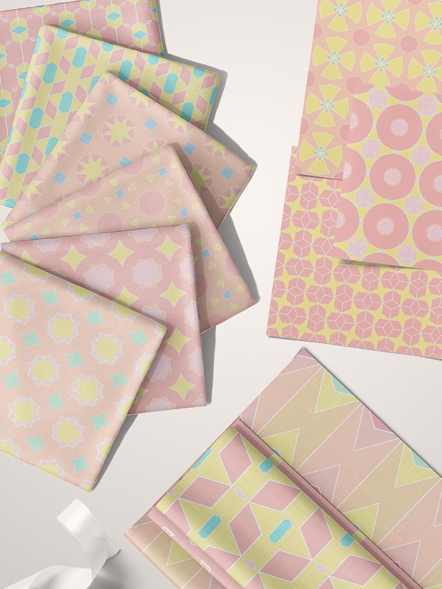 Abstract Pastels Pattern Pack 10 - July product image (1)