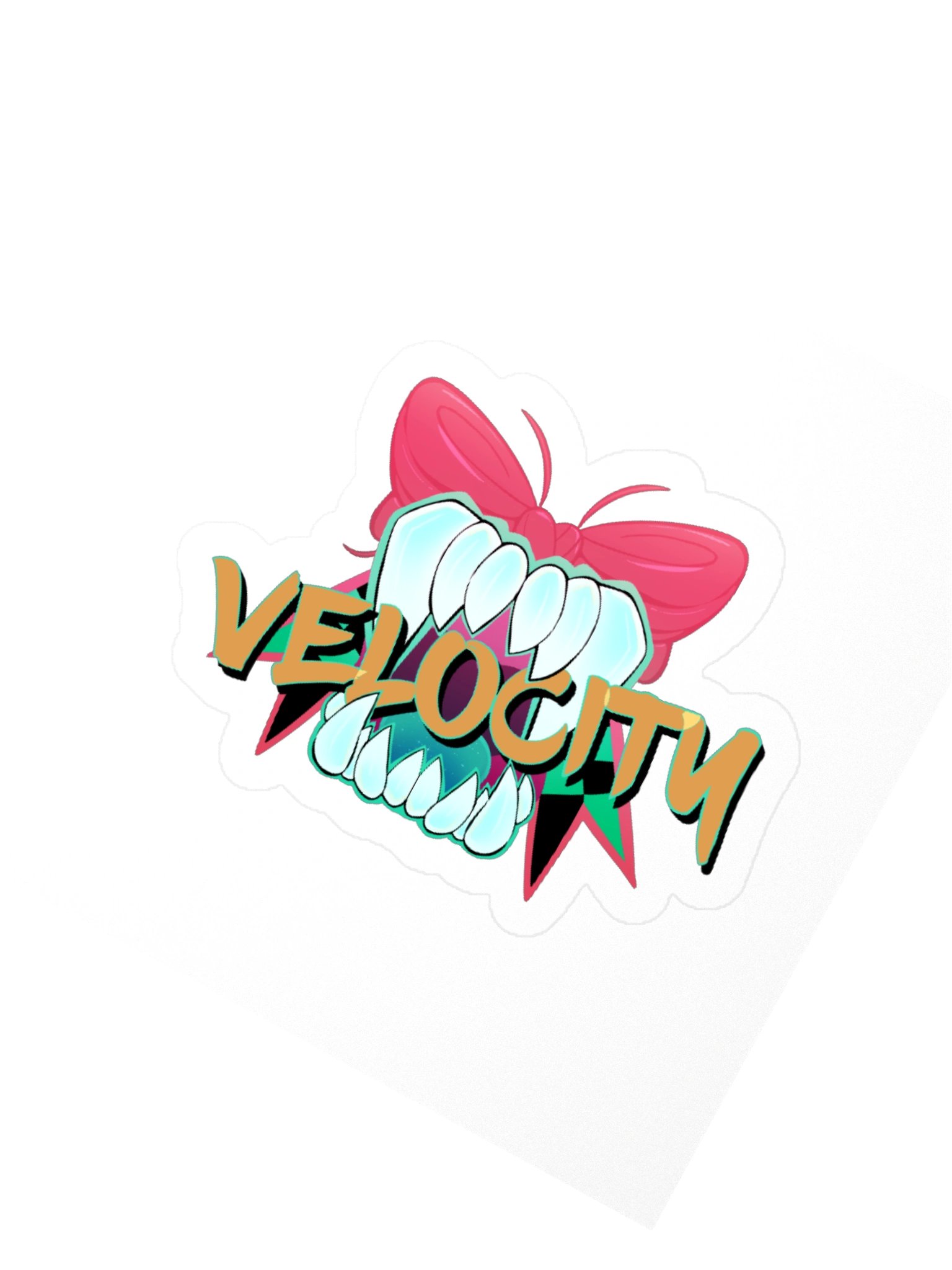 "Velocity" Logo Sticker product image (6)