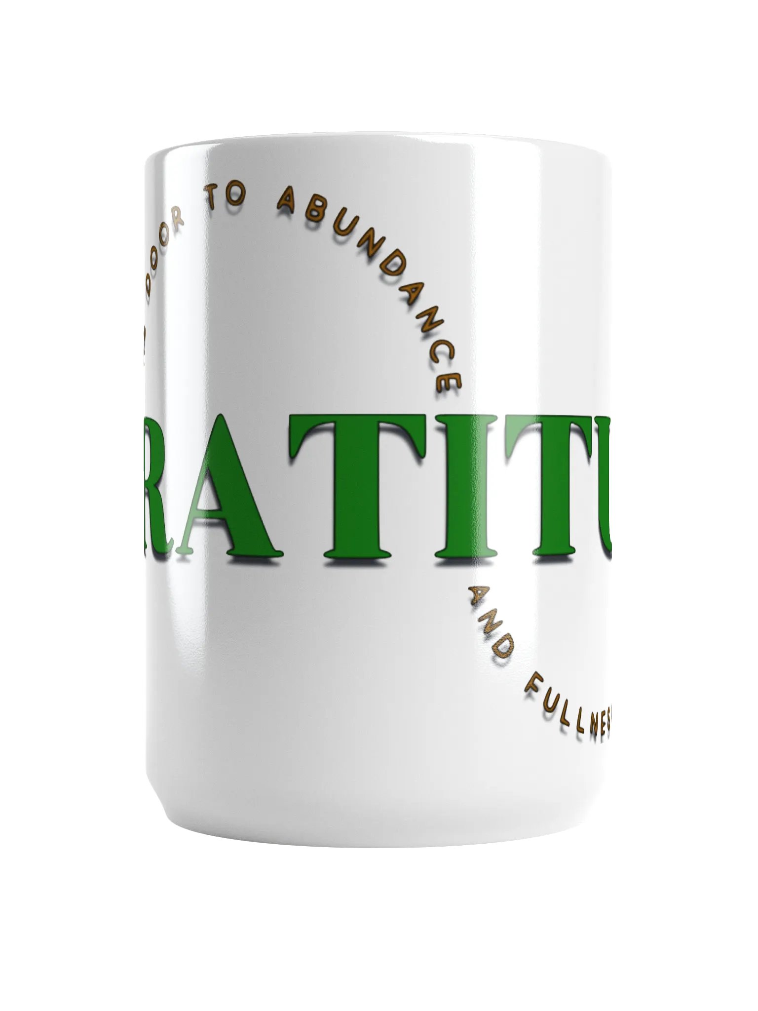 Gratitude Loop White Glossy Mug product image (5)