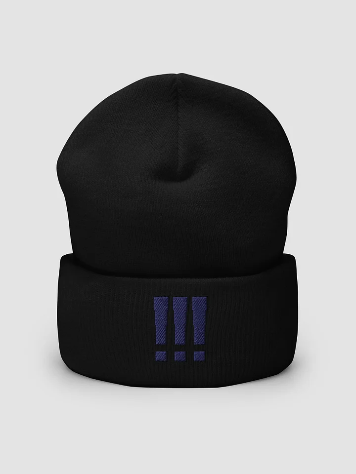 !!! | Black/Purple Beanie product image (2)