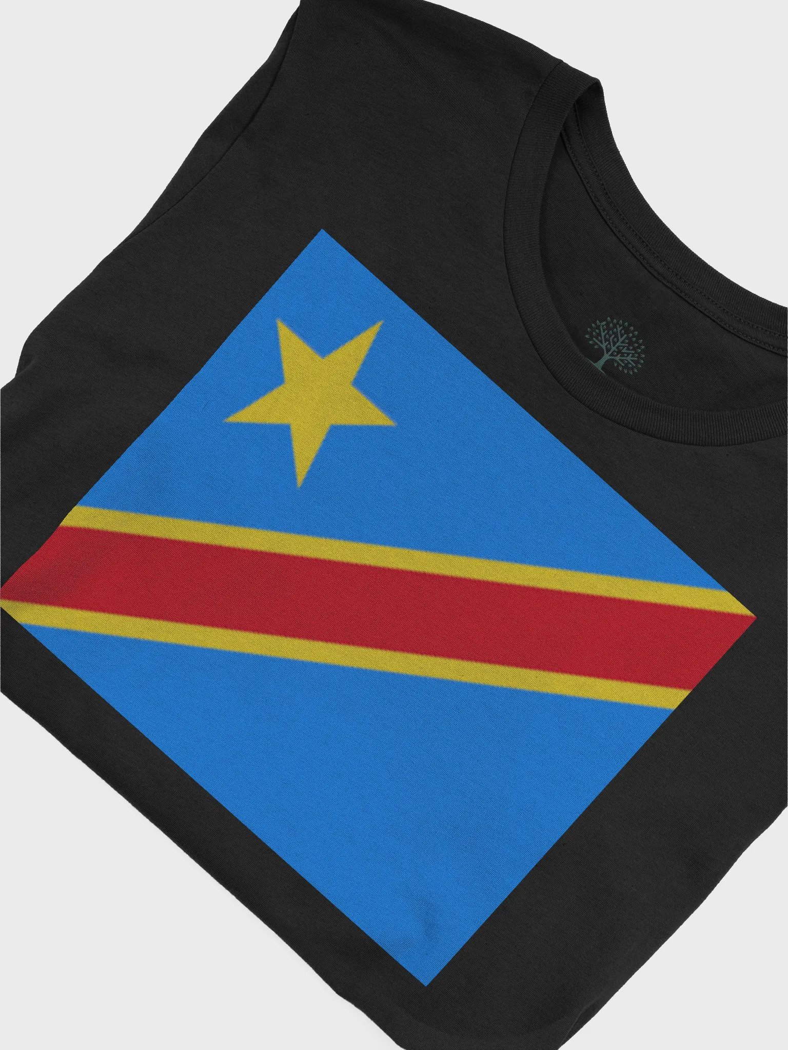 Democratic Republic of the Congo Flag Unisex T-Shirt - Graphic Grove Cotton Tee (XS-5XL) product image (7)
