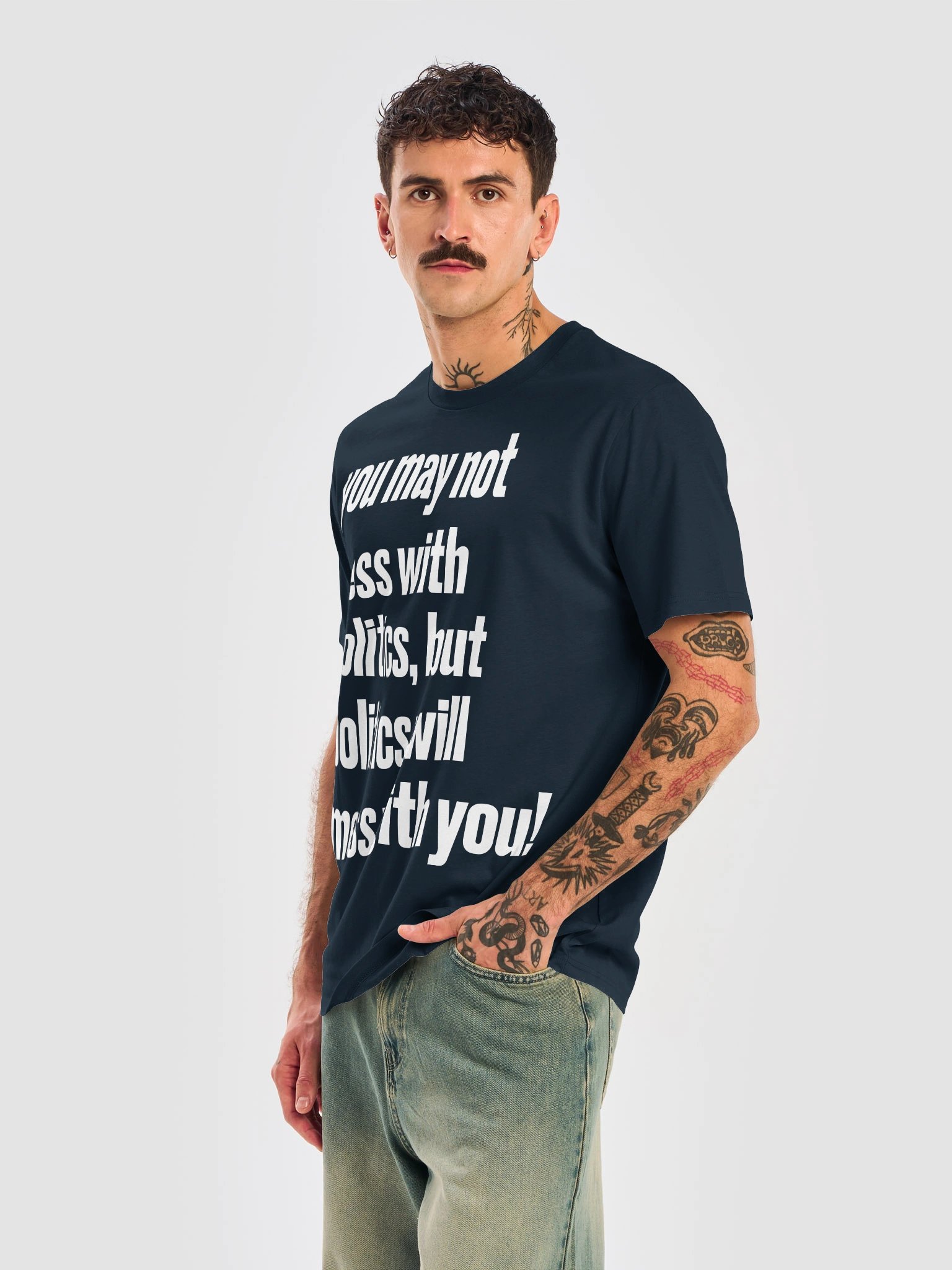 Mess With Politics - BB x SS Tee product image (9)