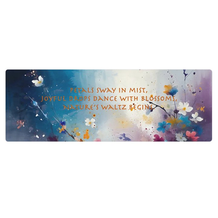 Nature's Waltz Yoga Mat product image (1)