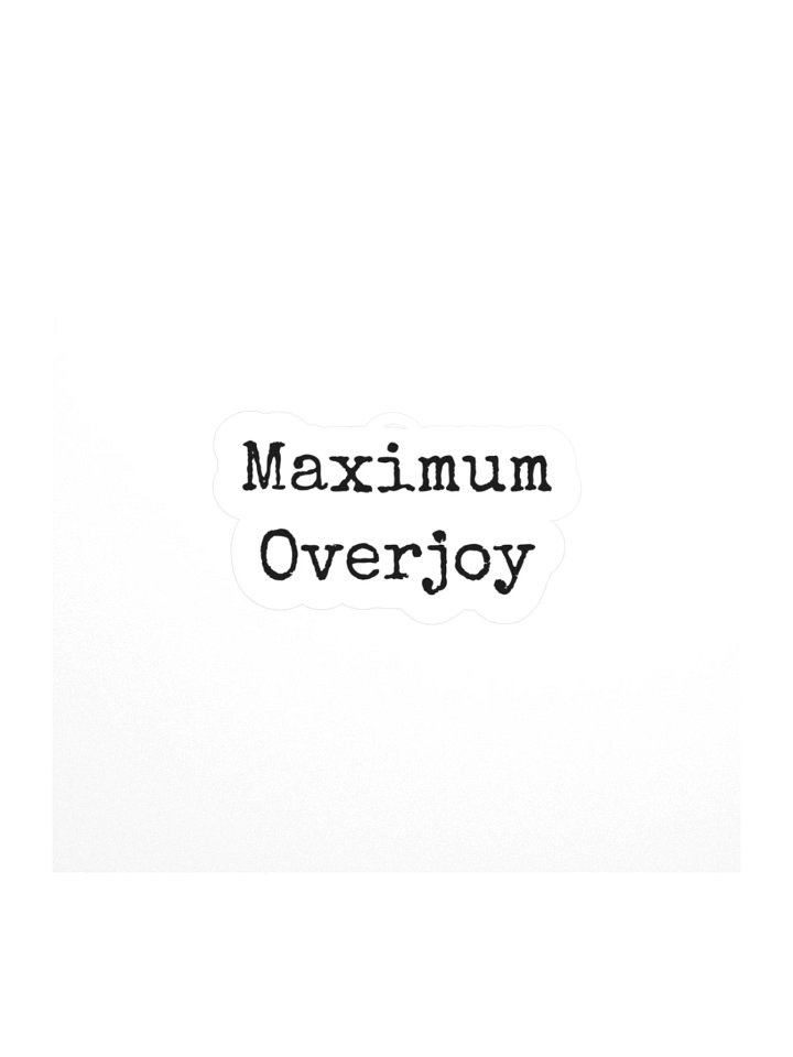 Maximum Overjoy product image (1)