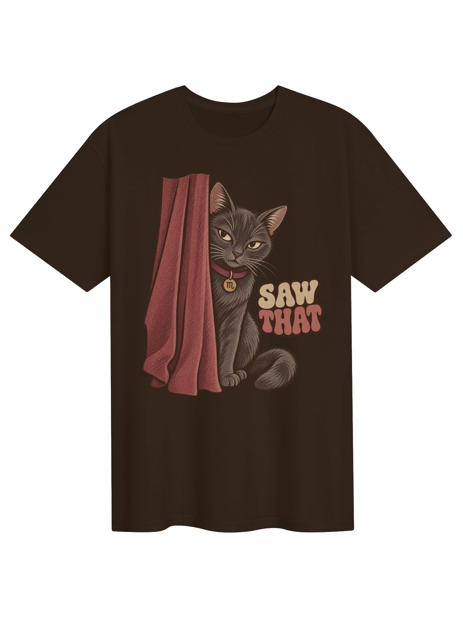 Scorpio Saw That Cat Zodiac T-Shirt product image (1)