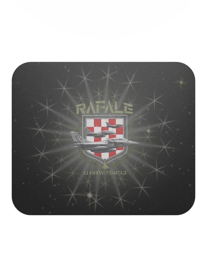 Rafale Fighter Jets Checkered Mouse Pad product image (2)