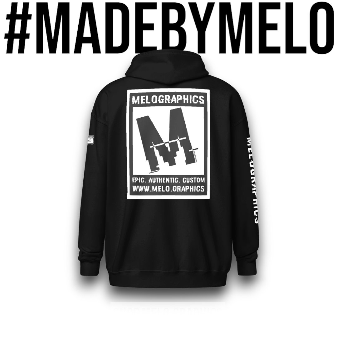 MELOGRAPHICS - Classic Zip Hoodie | #MadeByMELO product image (7)