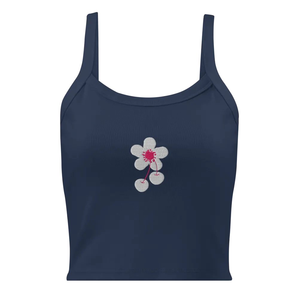 Sakura Cherry Blossom Embroidered Tank Top product image (1)