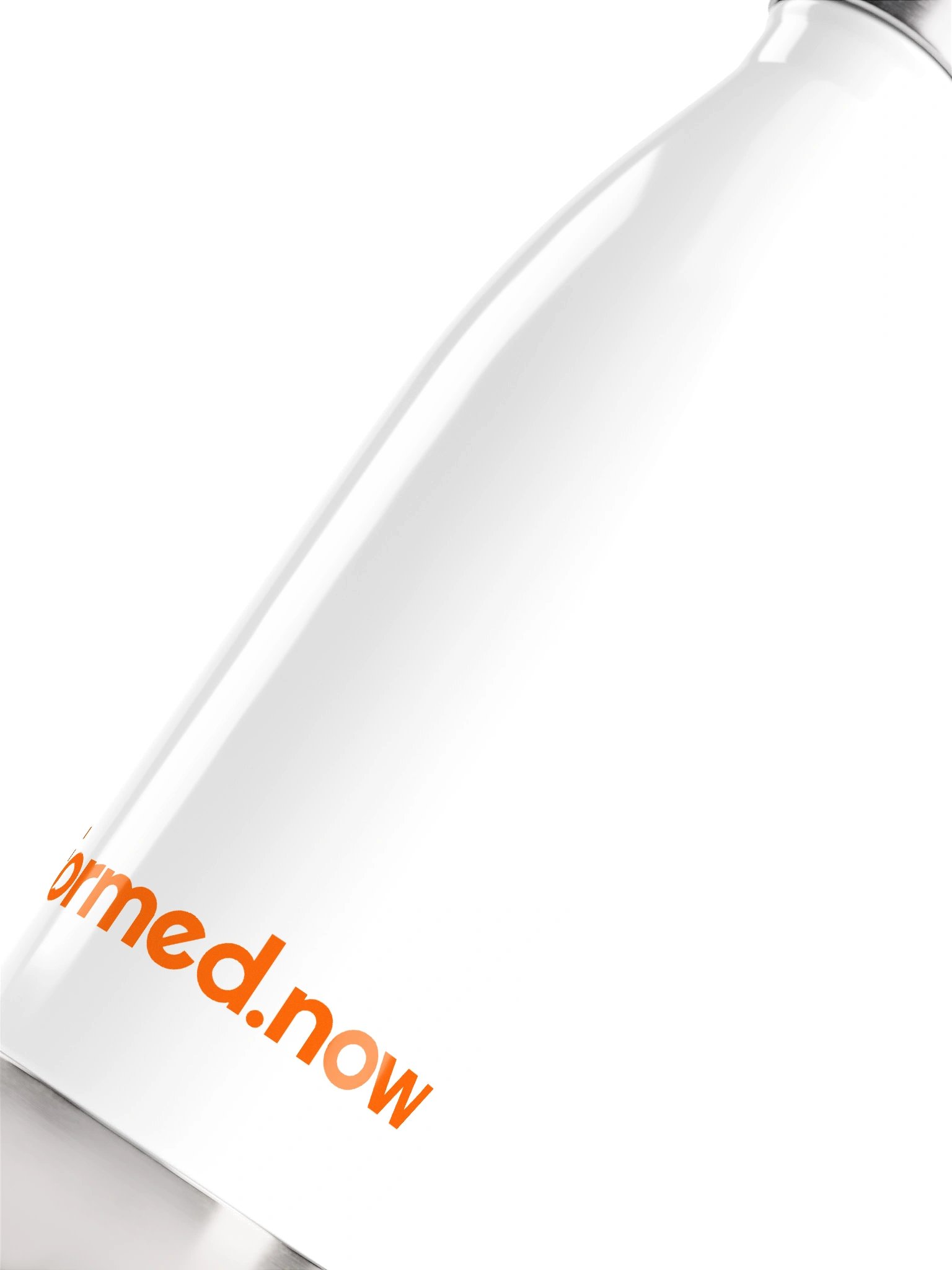 informed.now Stainless Steel Water Bottle (White) product image (5)