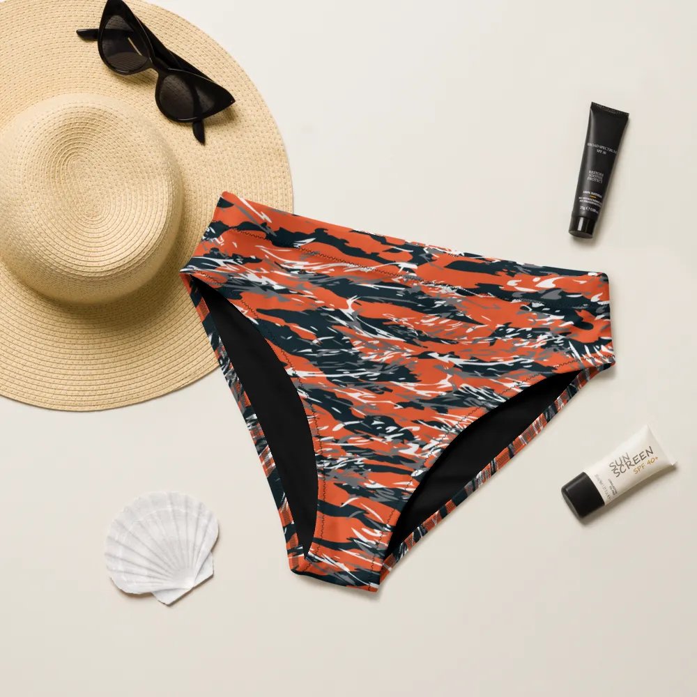 Tiger Camo High Waisted Bikini Bottom product image (9)