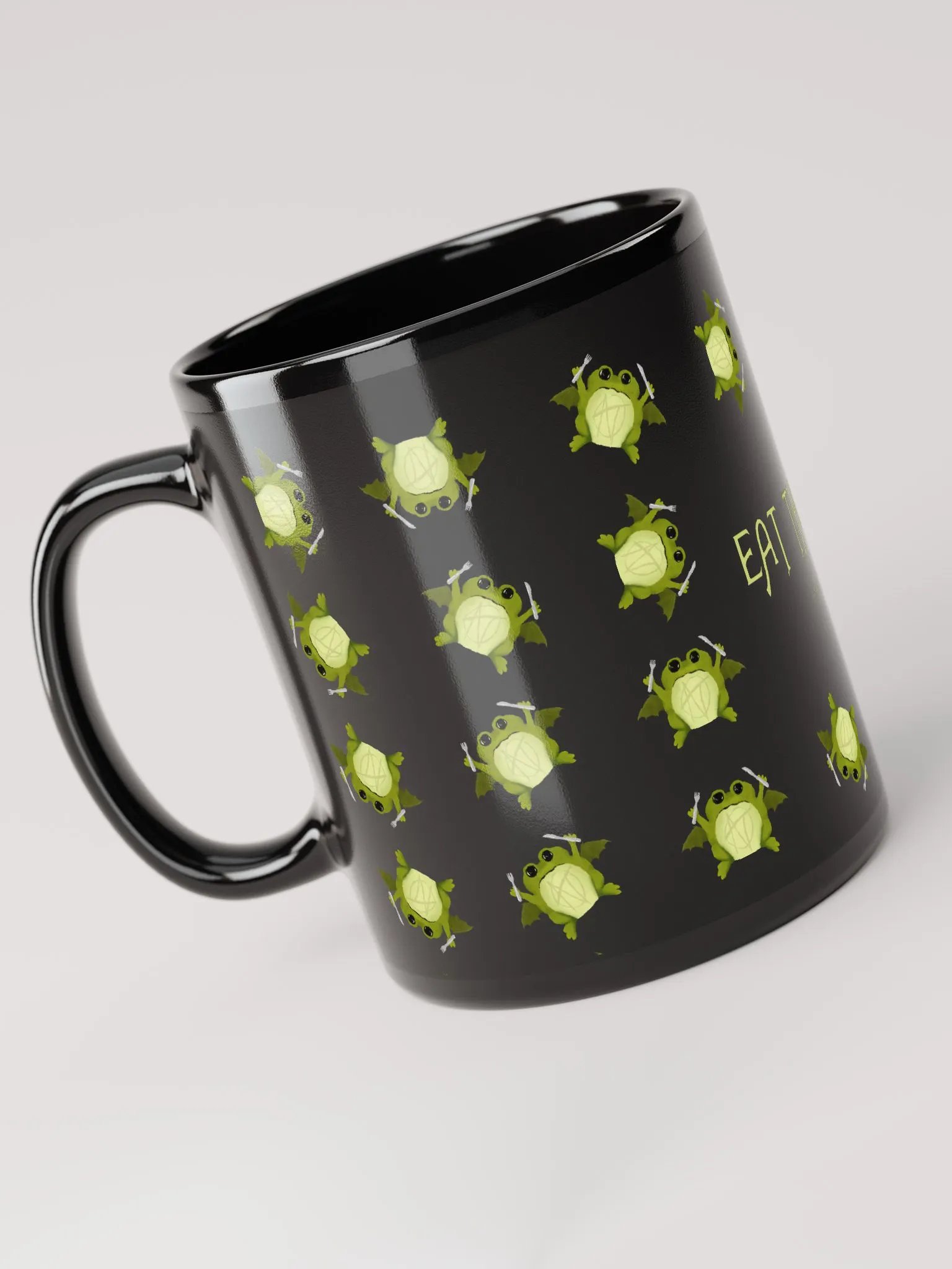 Eat the Rich pattern Mug product image (3)