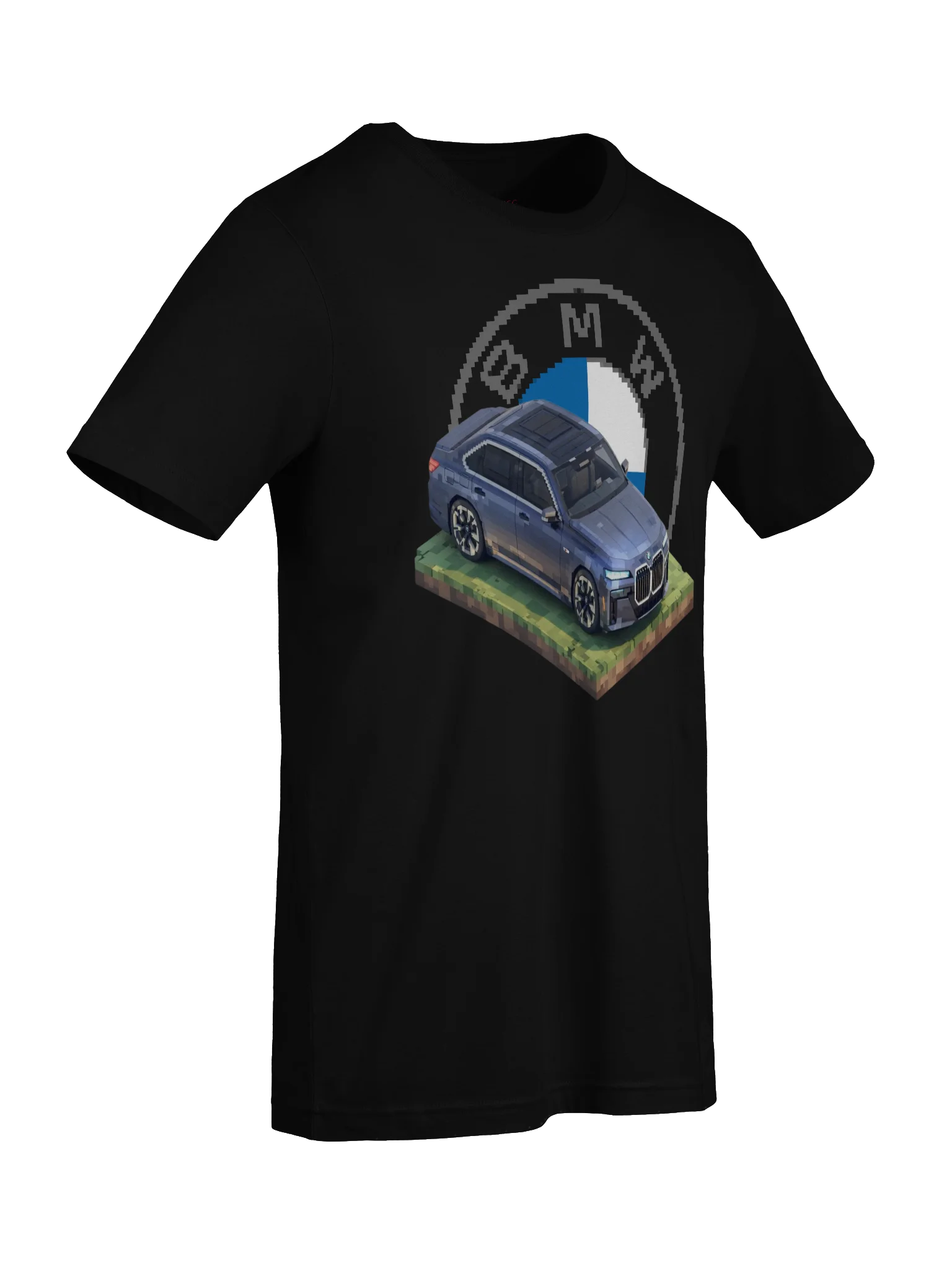Frozen Blue BMW 7 Series Shirt (Pixel, Retro, Minecraft) product image (73)