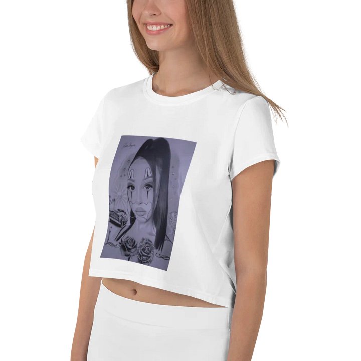 Chicana Love - Crop Top (White) product image (2)