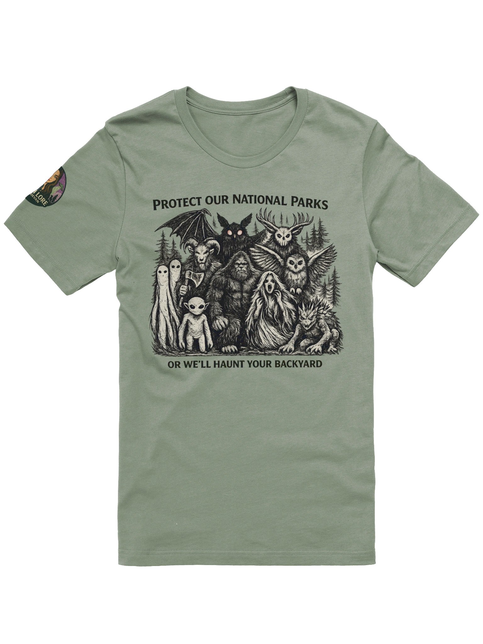 NATIONAL PARKS CRYPTIDS- SUPER SOFT T-SHIRT product image (73)