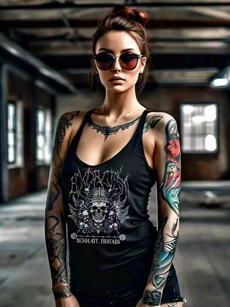 The Electric Racerback Ladies Tank product image (3)
