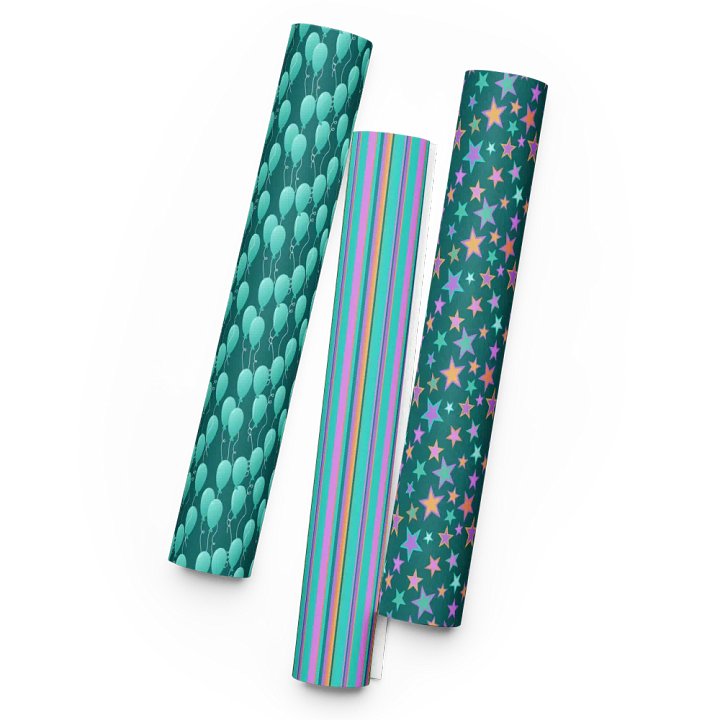 Party Time Wrapping Paper Set 1 product image (2)