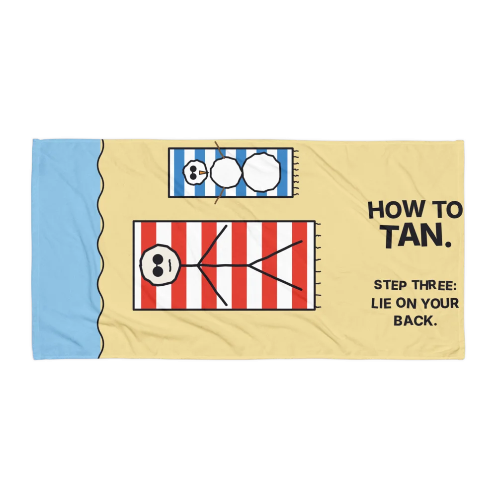 How to Tan Beach Towel product image (1)