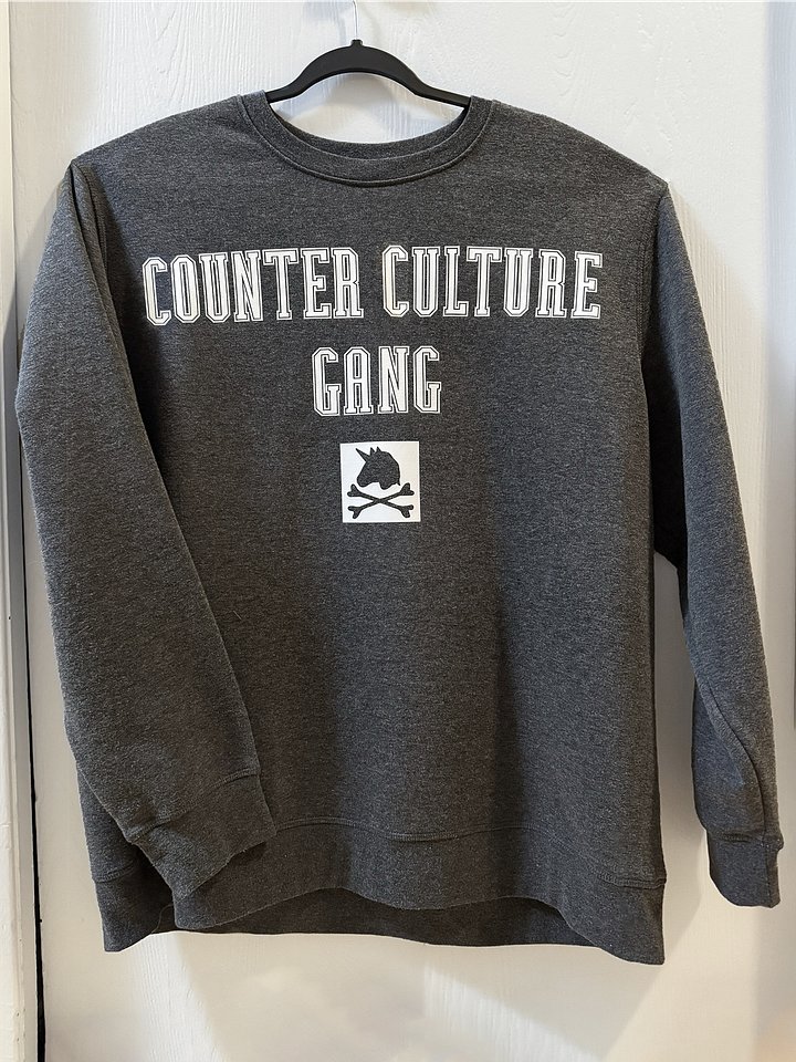 “COUNTER CULTURE GANG” Charcoal Crewneck Sweatshirt *New Design* product image (2)
