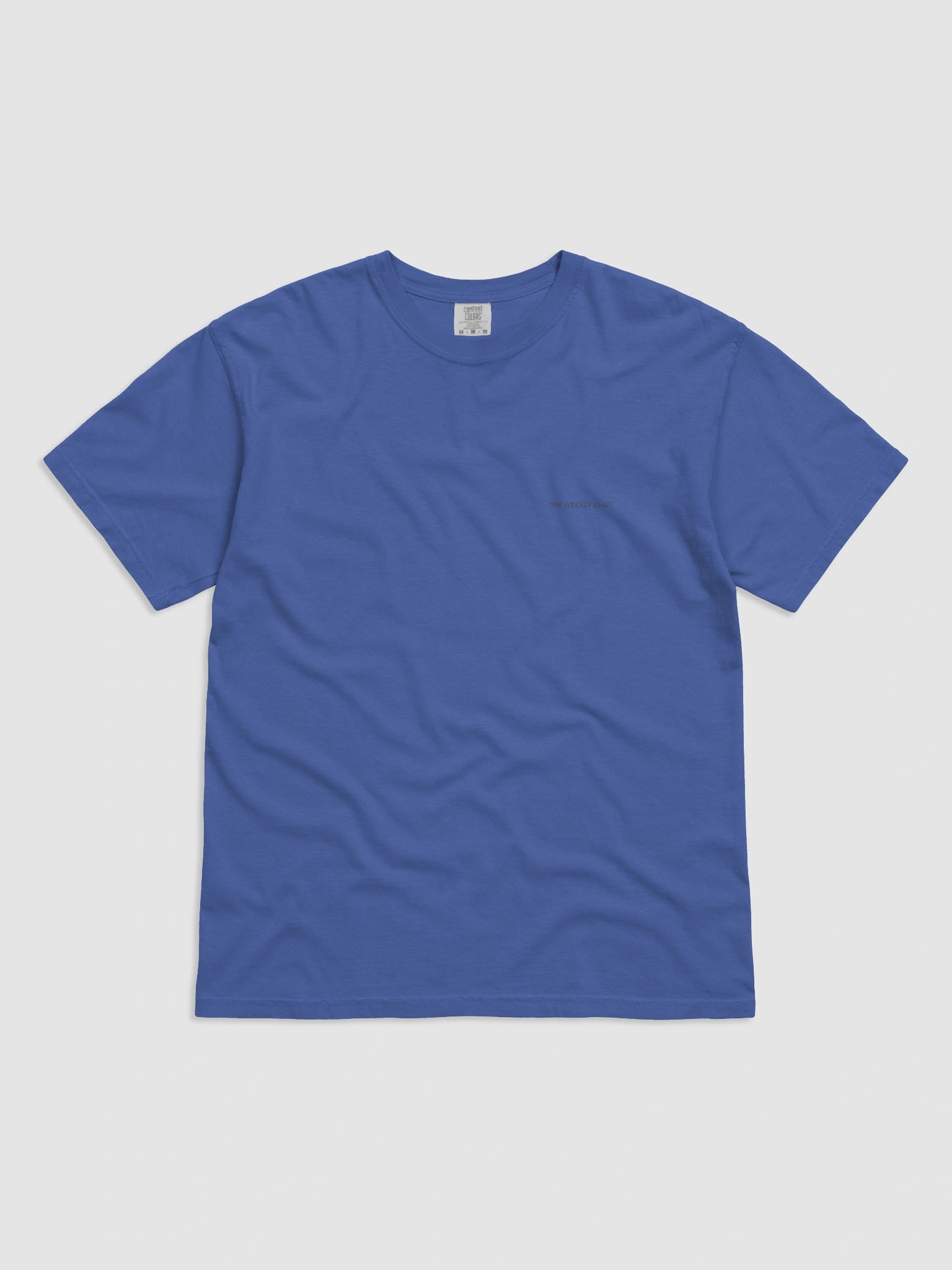 The Weekly Chai Vibes Tee -Blue product image (1)