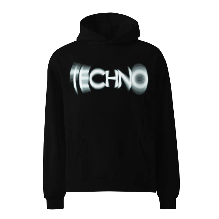TECHNO Oversized Hoodie product image (1)