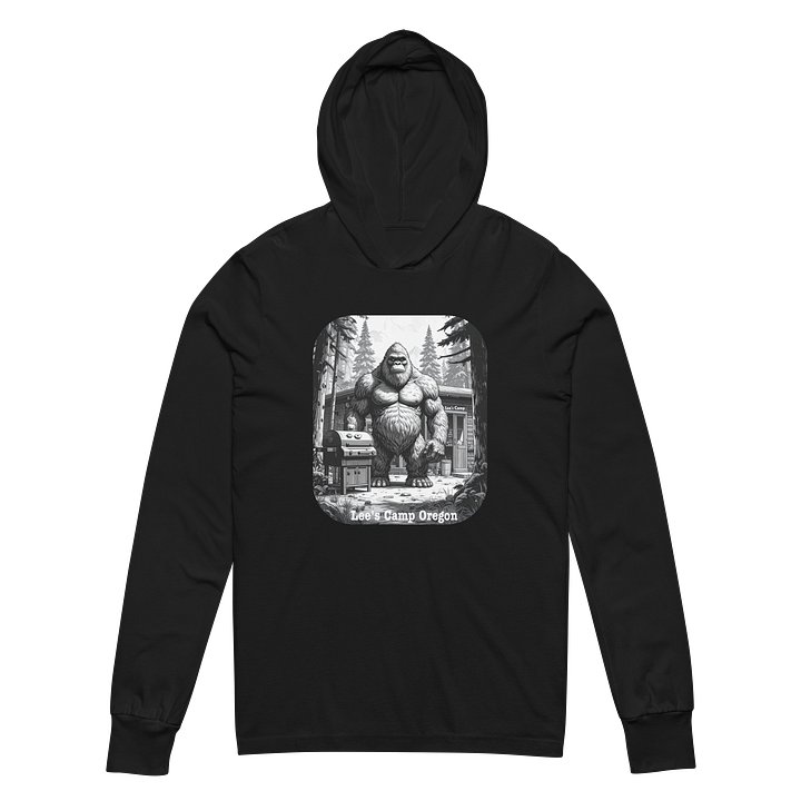 BBQ Sasquatch Long Sleeve Hooded T-Shirt product image (2)