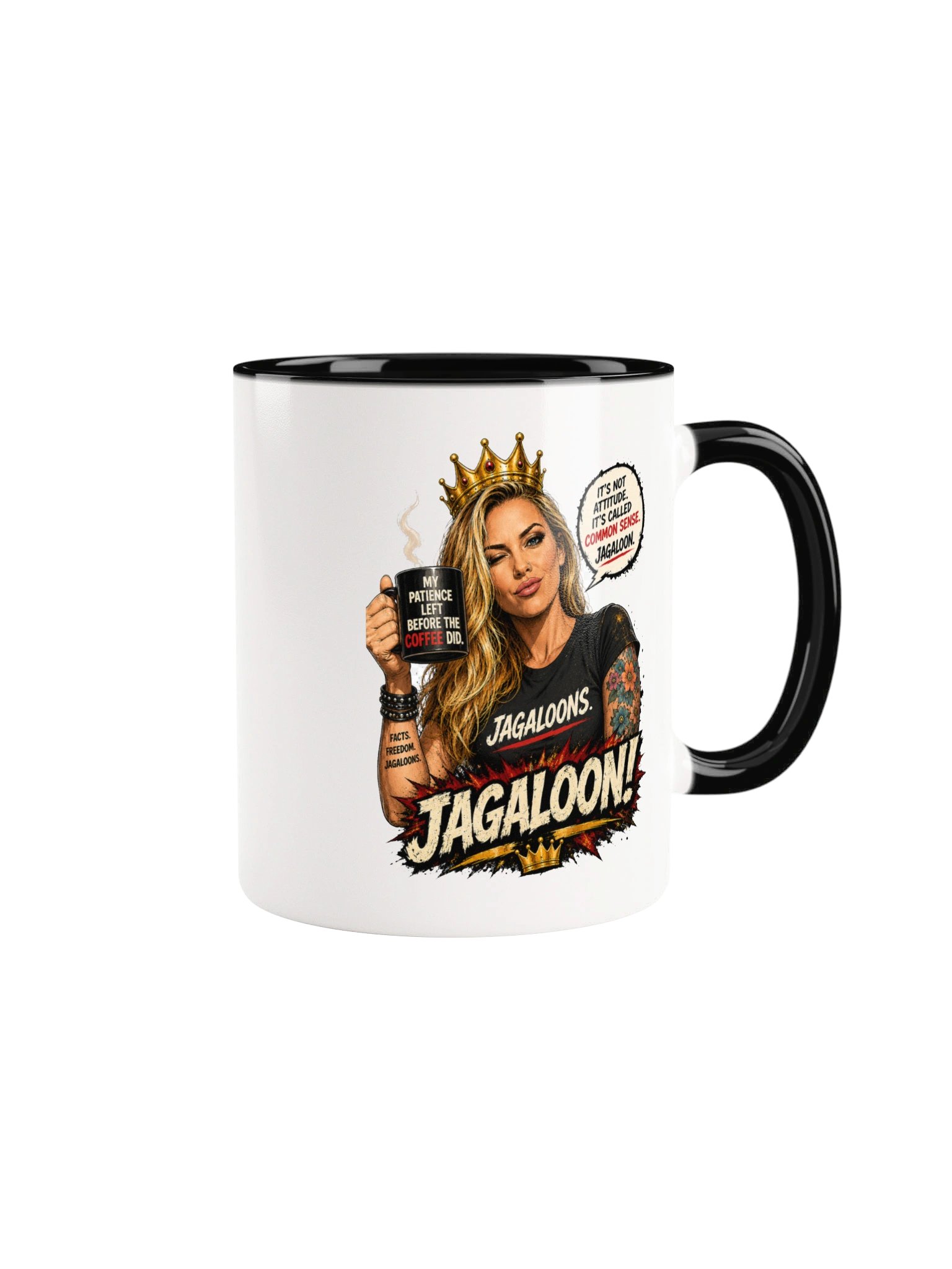 My Patience Left Before the Coffee Did — Jagaloons Mug product image (1)
