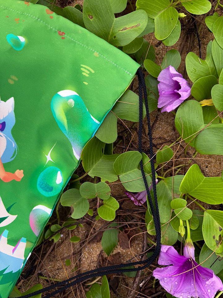 "TOUCHING GRASS" Draw String Bag product image (2)