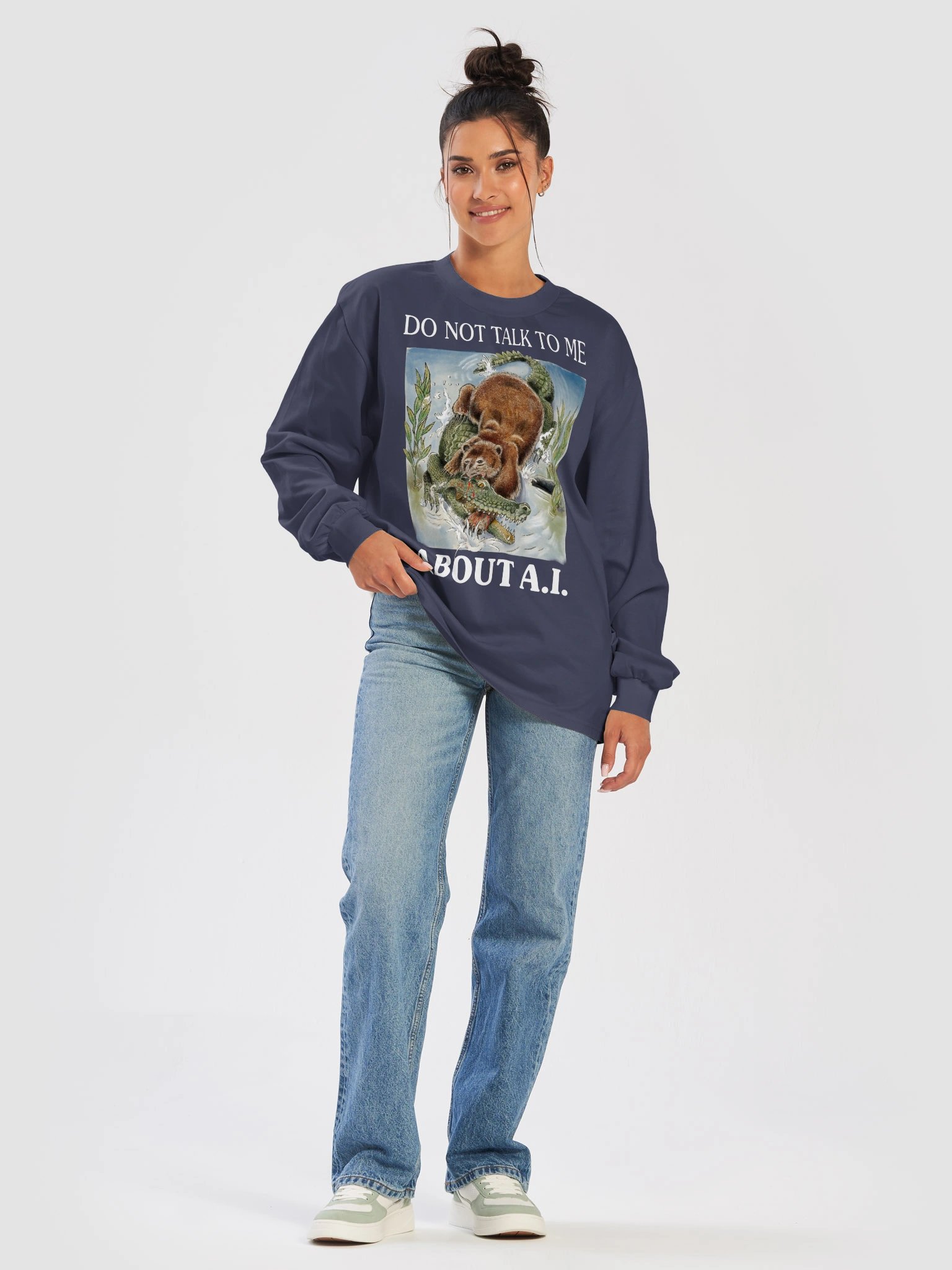 Don't Talk A.I. - BB x ASC Long Sleeve TShirt product image (8)