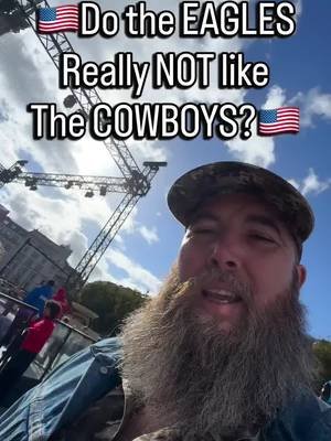 EAGLES! Is this some kind of JOKE!? I’ve saw multiple Cowboys jerseys hanging out with Eagles fans today at the London event are they pulling my leg!? #usa #british #america #nfl #nfllondon HELP ME UNDERSTAND!