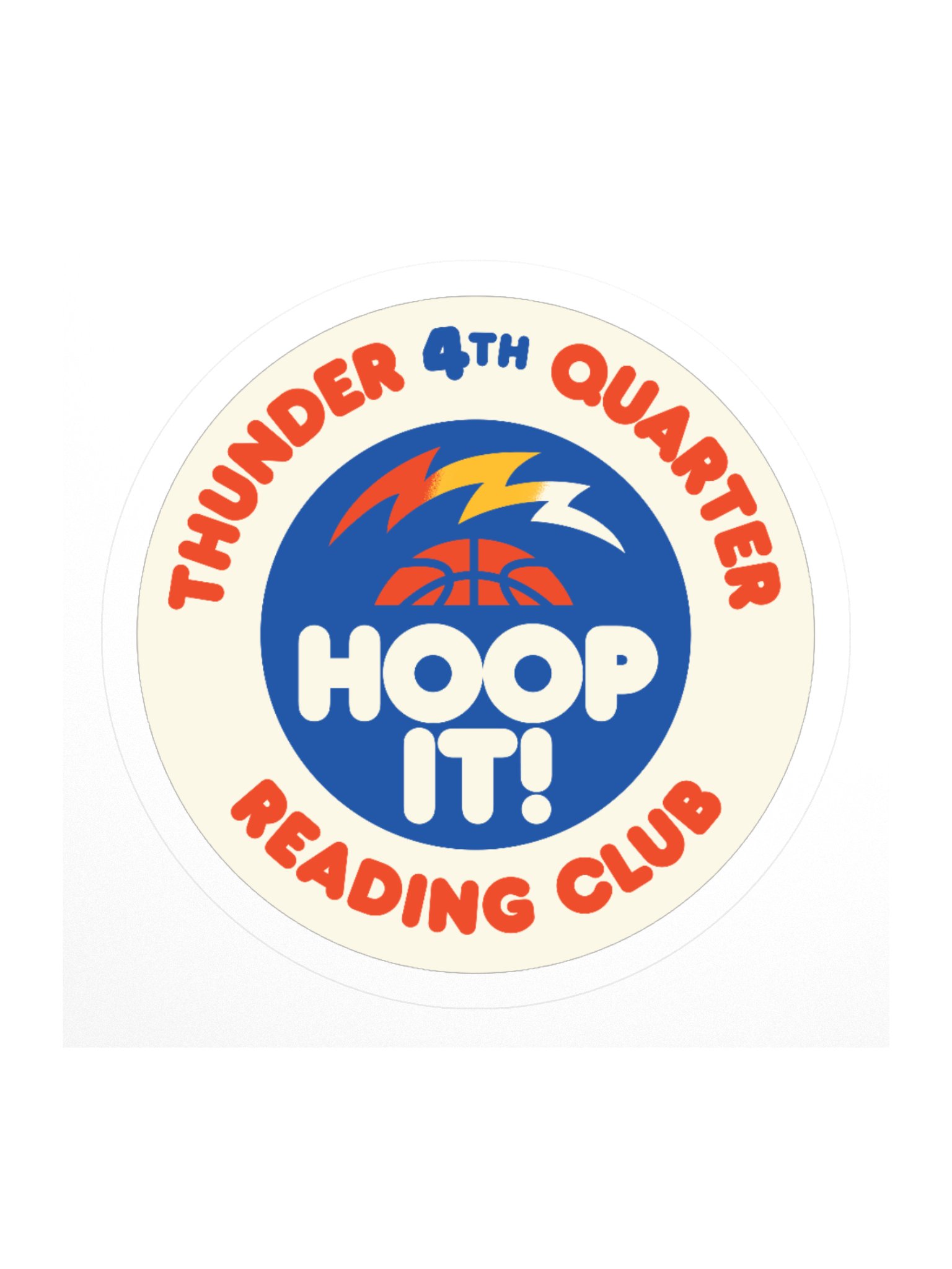 Thunder 4th Quarter Reading Club Sticker product image (3)