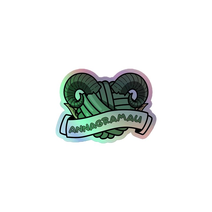 Kiss Cut Holographic Sticker - Logo product image (1)