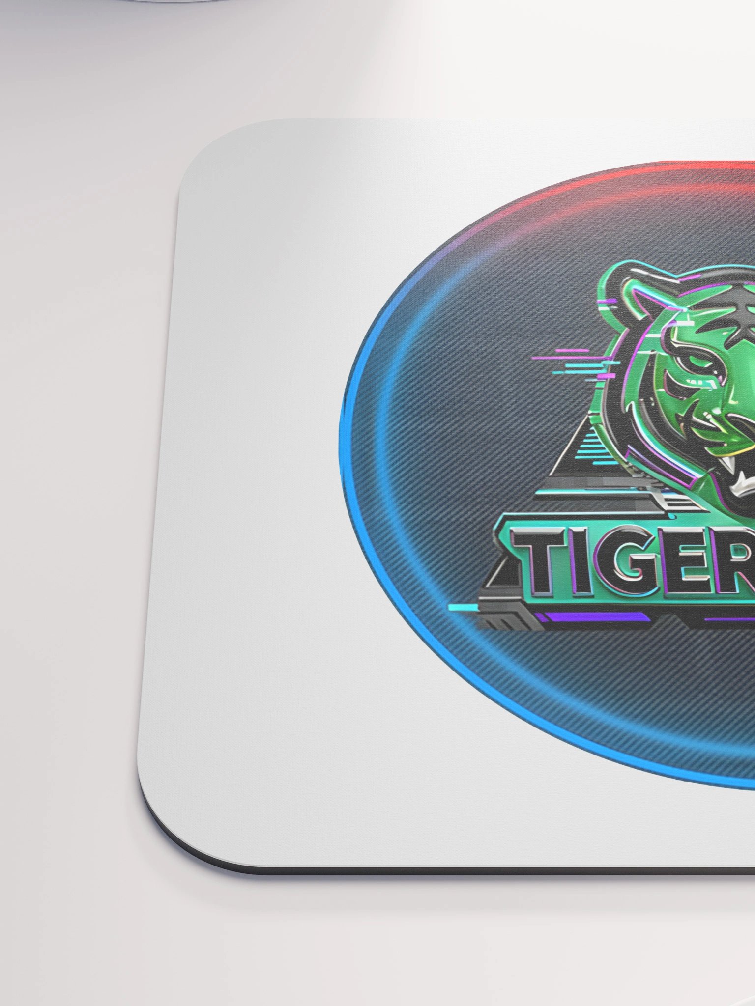 Tiger Fury Neon Logo Mouse Pad product image (6)