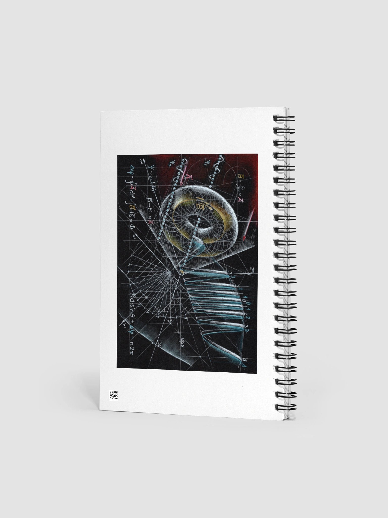 Geometric Physics Art Notebook 2: Mass Shell and Aharanov-Bohm Effect product image (4)