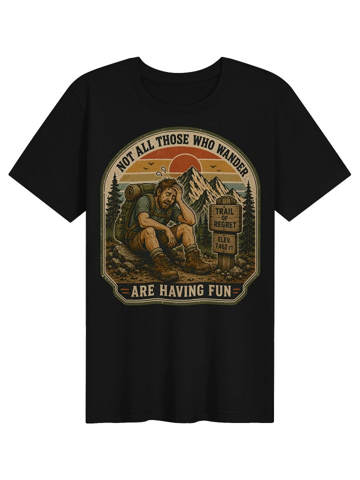 Trail of Regret Funny Hiking Tee product image (1)