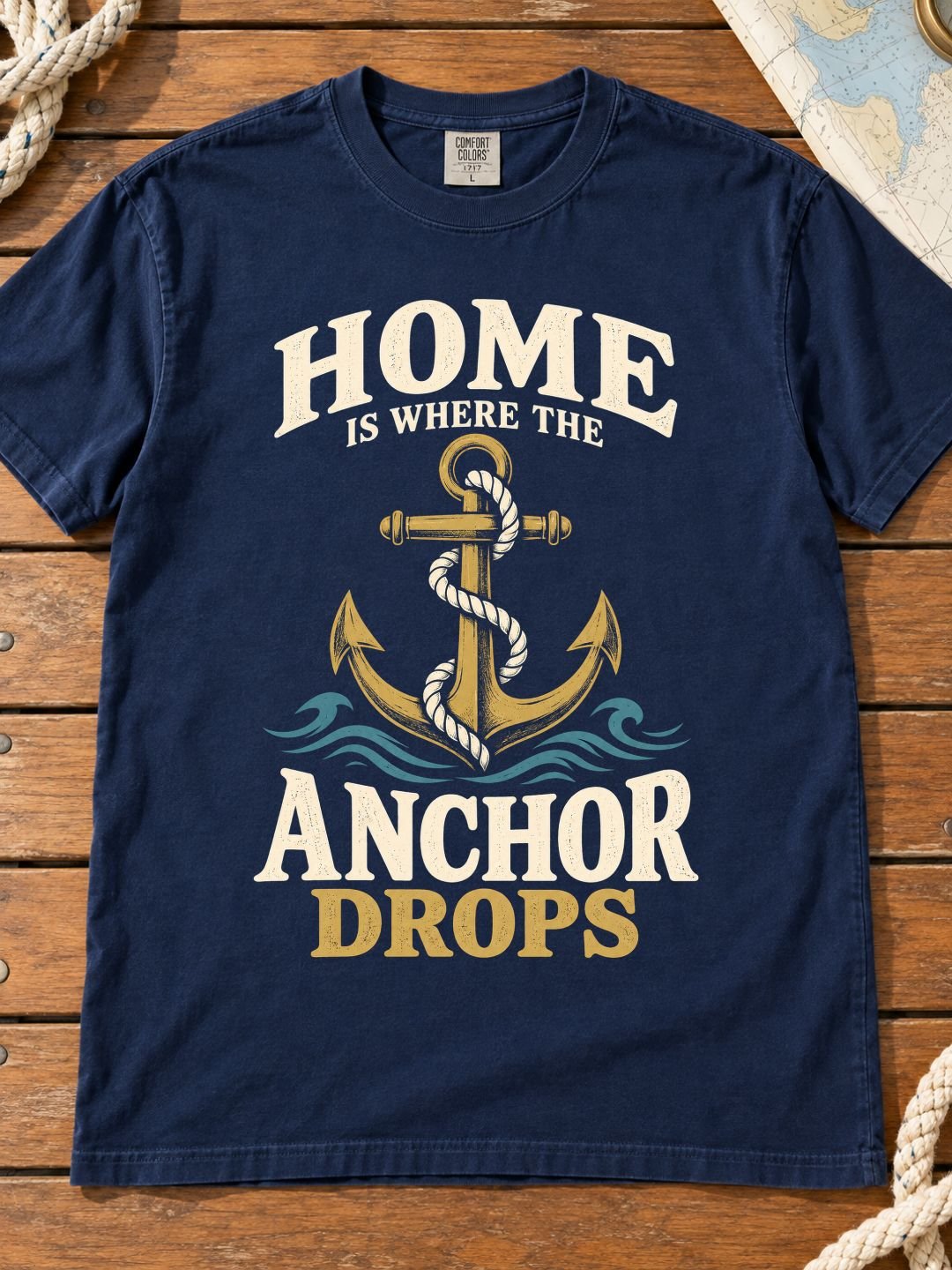 Home Is Where the Anchor Drops Tee product image (1)