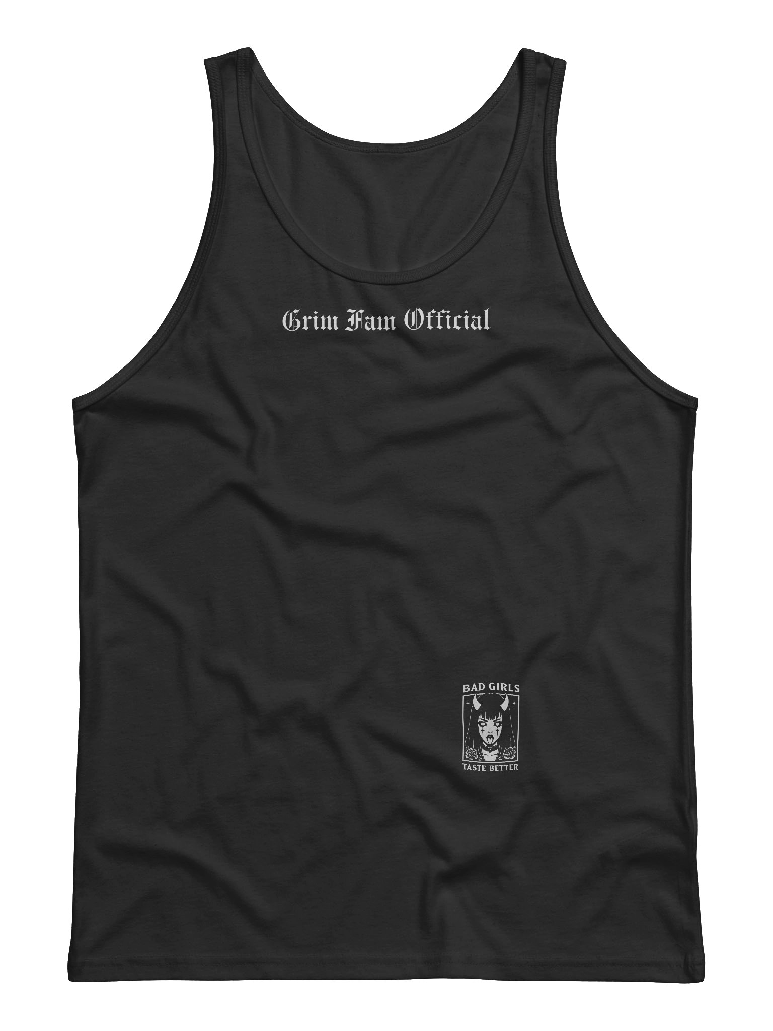 BAD GIRLS TASTE BETTER – GRIMFAM EDITION – TANKTOP/SINGLET #1 product image (1)