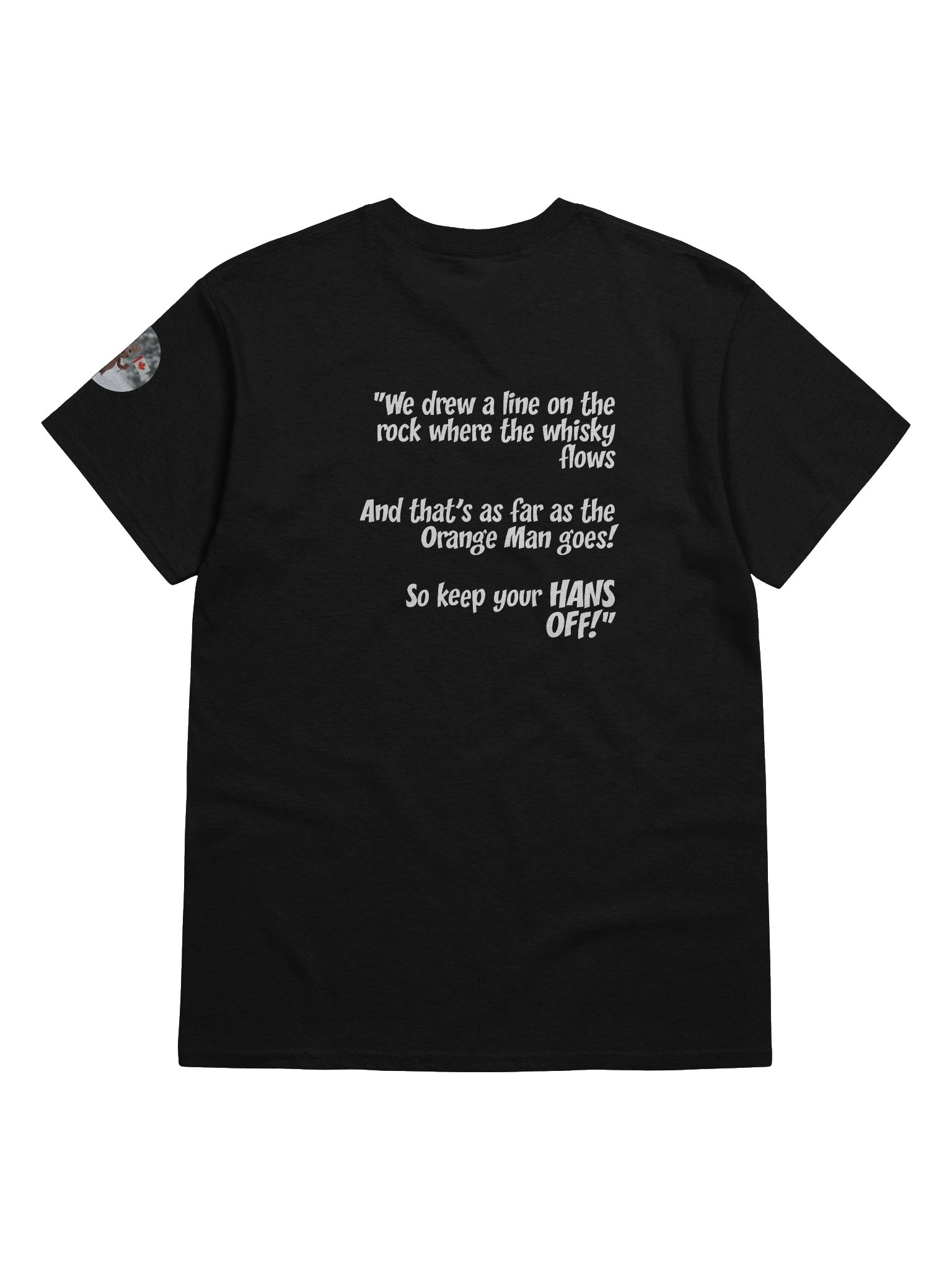 Operation: Hans Off! | Essential Character Tee (Black) product image (6)