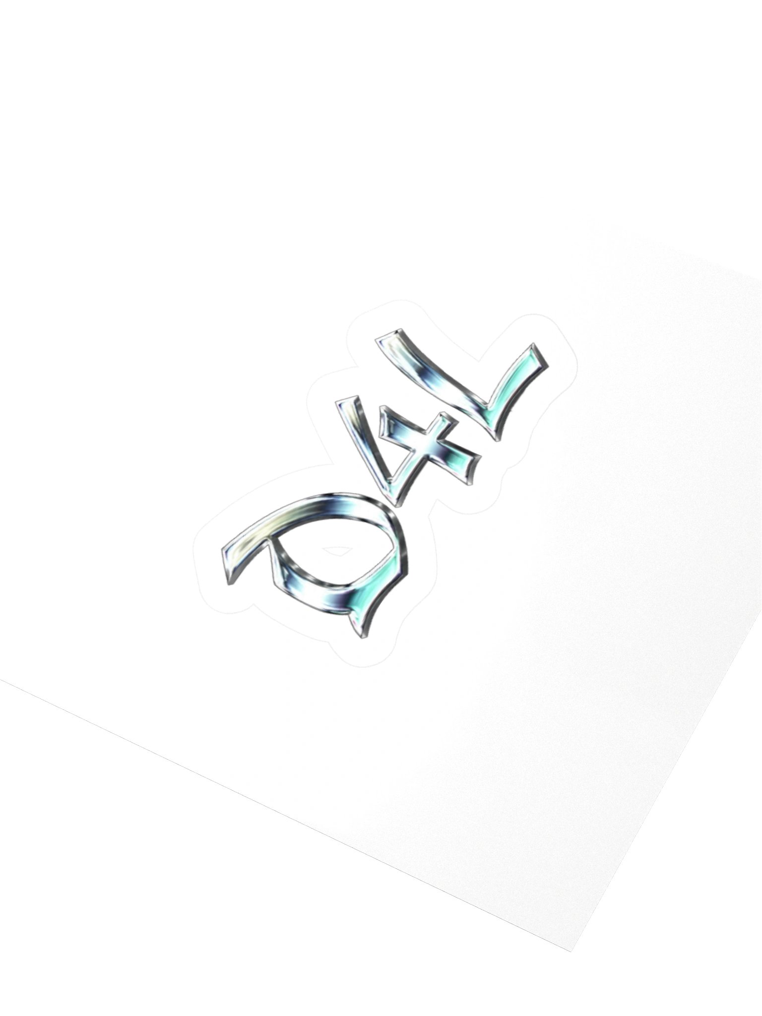 D4L Chrome Sticker product image (3)