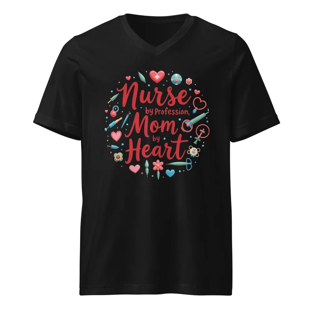 Heartfelt Nurse V-Neck Tee product image (1)