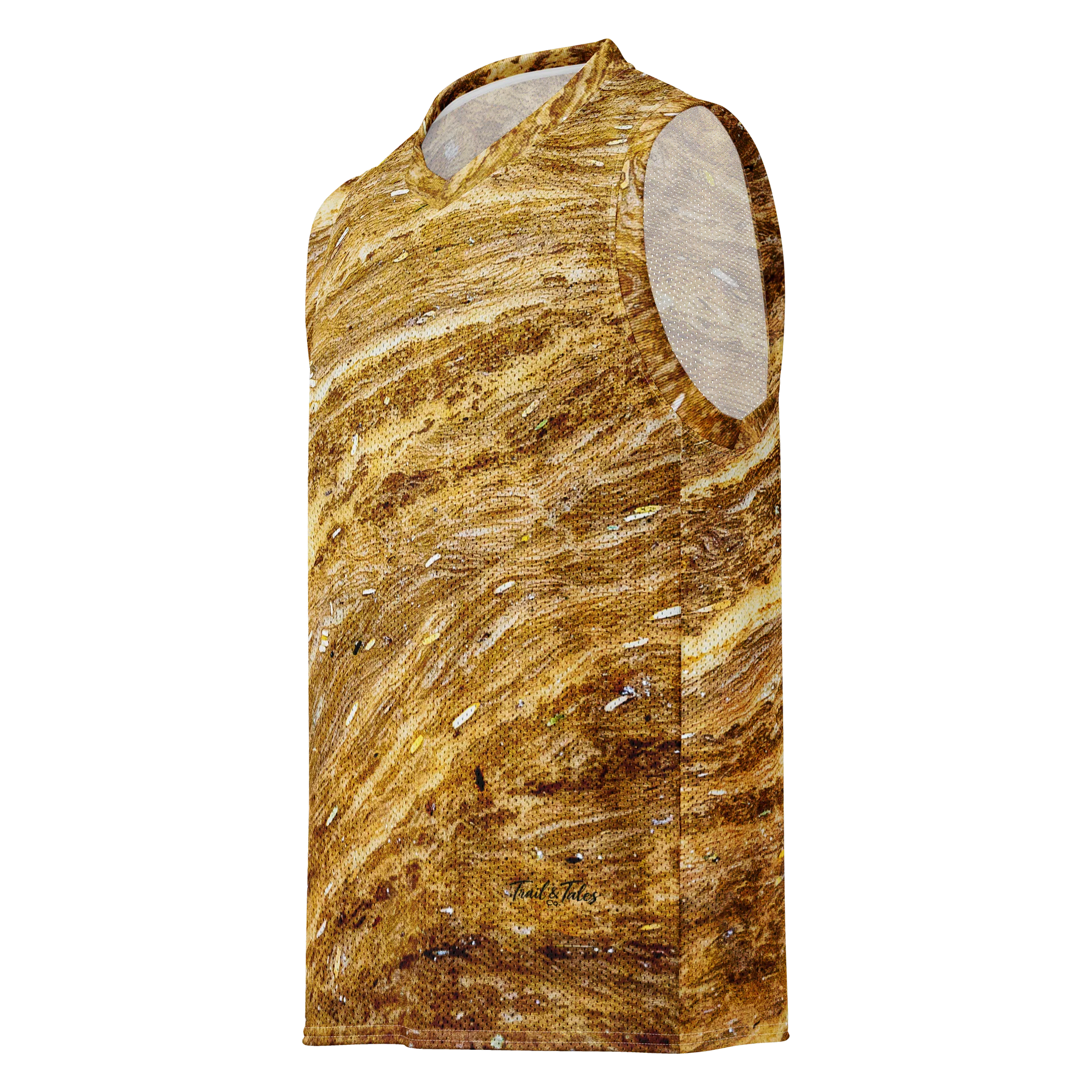 Golden Strata All-Over Print Premium Basketball Jersey product image (1)