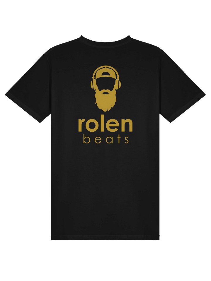 Crafted Vibes Yellow DJ Turntable Line-Art T-Shirt product image (8)