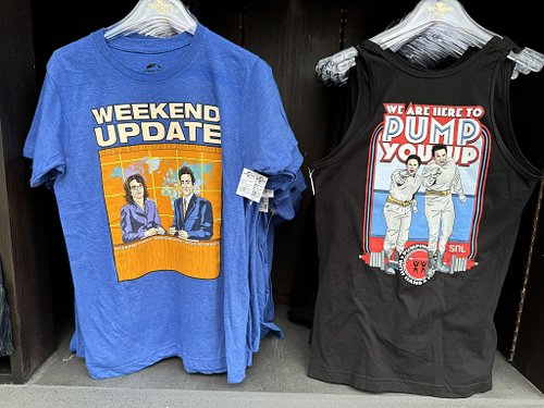 🛍️ New Merch Alert at Universal CityWalk! 🎉

Get ready to show off your love for Saturday Night Live with these awesome new s...